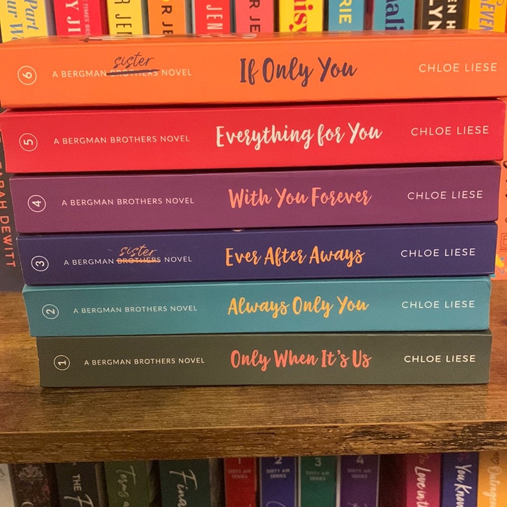 Chloe Liese’s Bergman series (1-6) like new